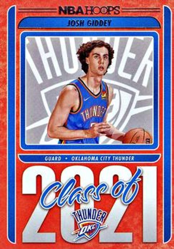 Josh Giddey 2021 Hoops #16 Class of 2021 Rookie RAW