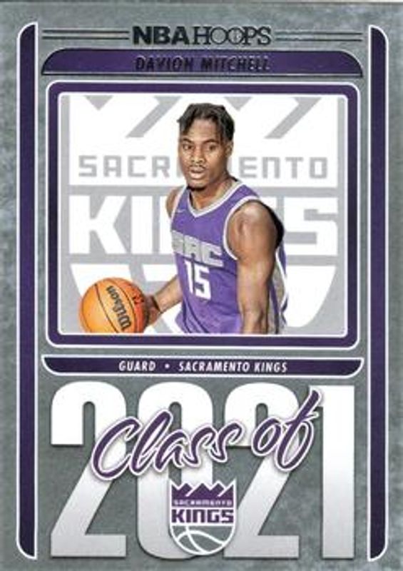 Davion Mitchell 2021 Hoops #5 Class of 2021 Rookie RAW