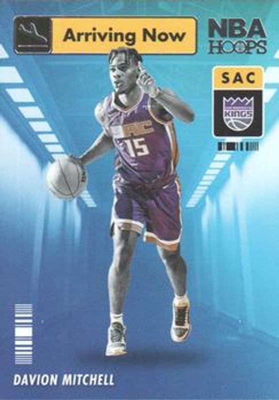 Davion Mitchell 2021 Hoops #5 Arriving Now Rookie RAW