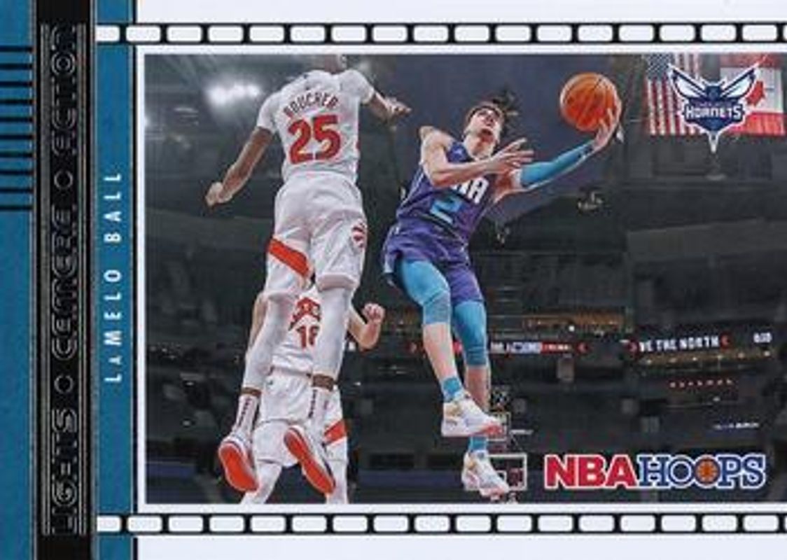 LaMelo Ball 2021 Hoops #14 Lights Camera Action RAW