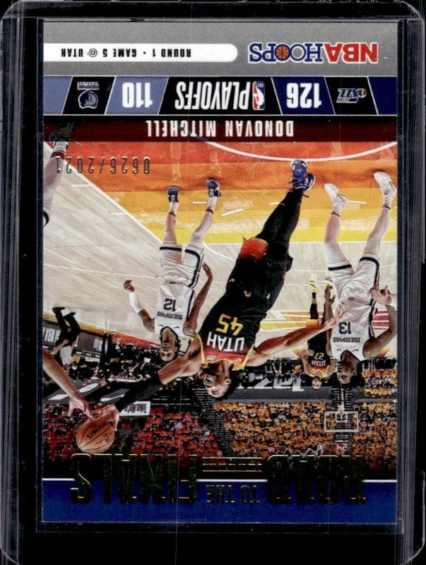 Donovan Mitchell 2021 Hoops #38 Road to the Finals First Round /2021 RAW