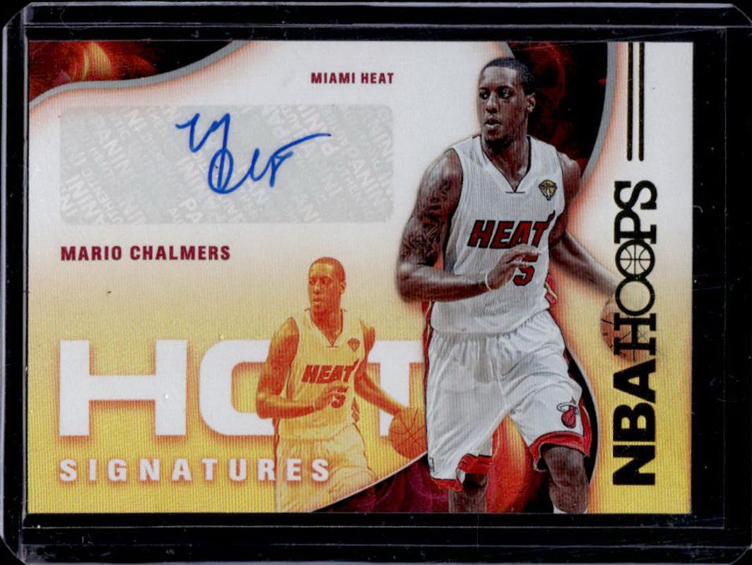 2021 Hoops #HS-MCH Hot Signatures