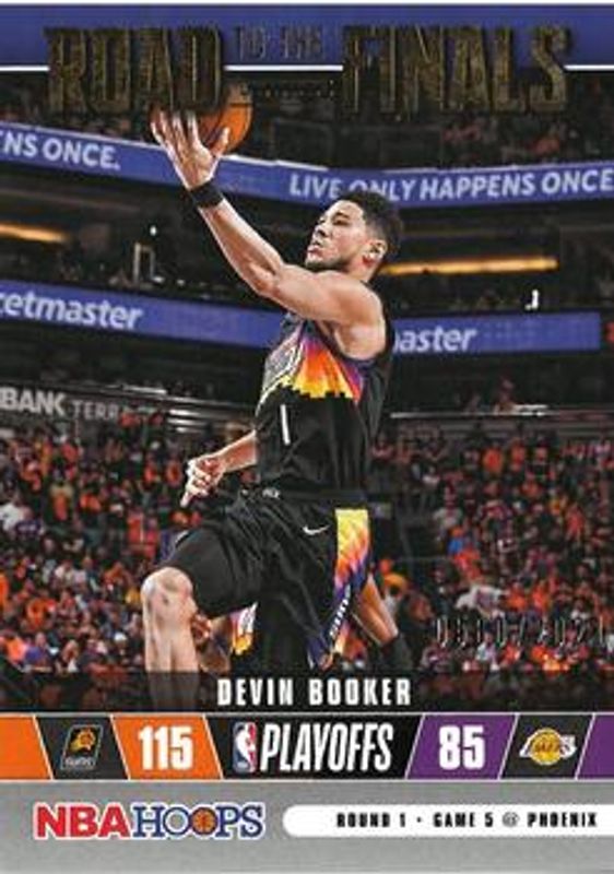 Devin Booker 2021 Hoops #35 Road to the Finals First Round /2021 RAW