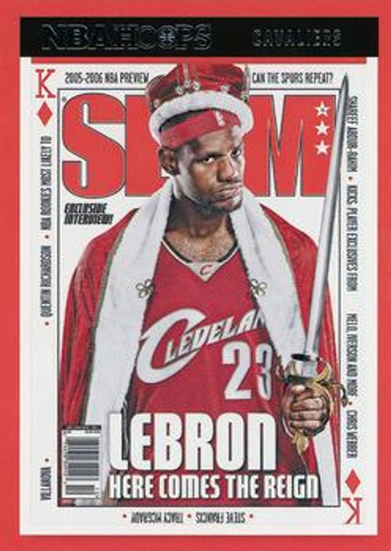 LeBron James 2021 Hoops #SLAM-#93 SLAM RAW