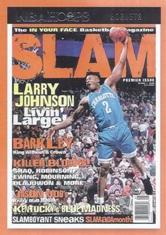 Larry Johnson 2021 Hoops #SLAM-#1 SLAM RAW