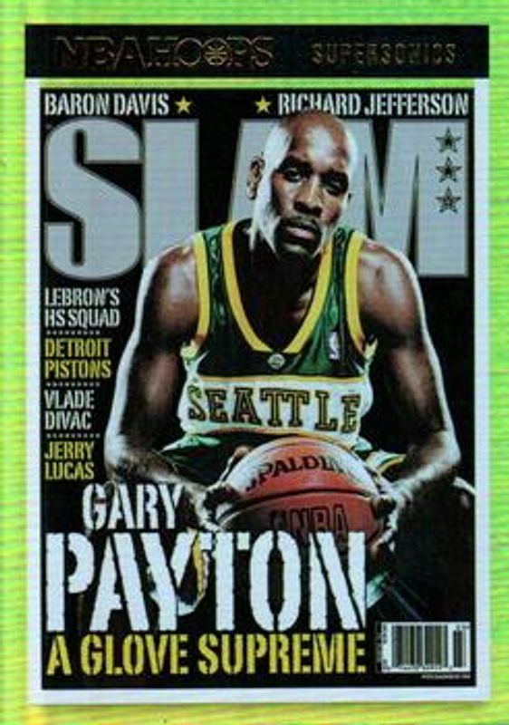 Gary Payton 2021 Hoops #SLAM-#67 SLAM - Holo RAW
