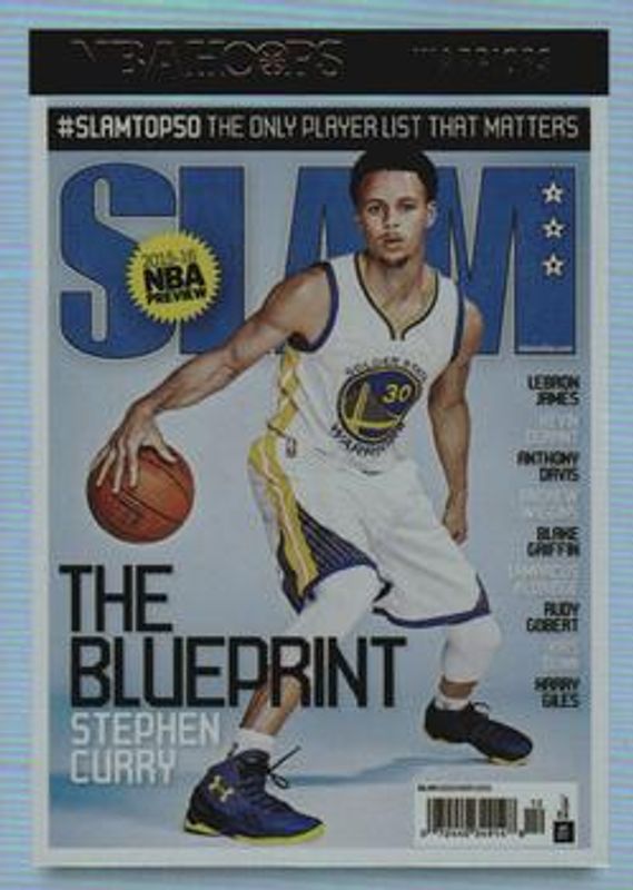 Stephen Curry 2021 Hoops #SLAM-#193 SLAM - Holo RAW