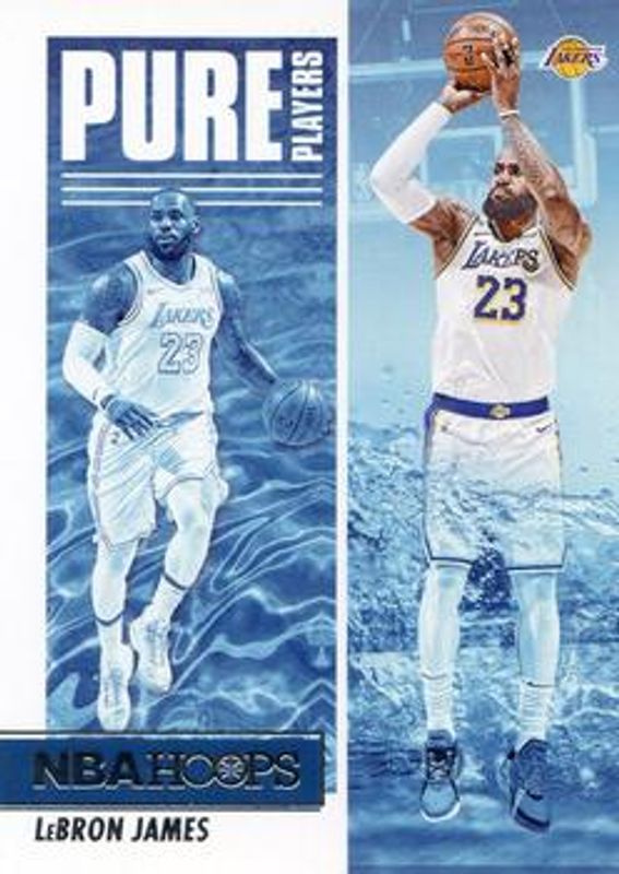 LeBron James 2021 Hoops #4 Pure Players RAW