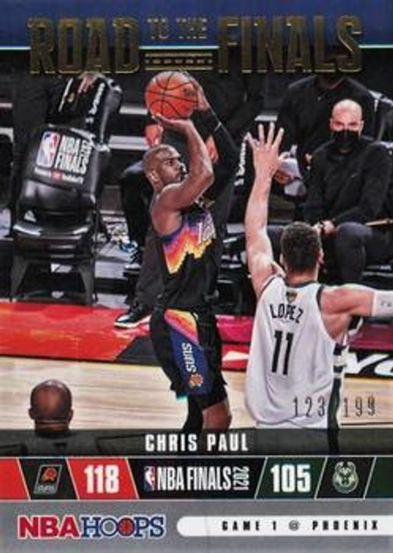 Chris Paul 2021 Hoops #80 Road to the Finals NBA Championship /199 RAW