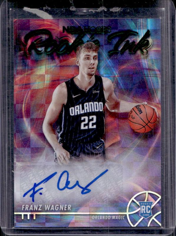 Franz Wagner 2021 Hoops #RI-FW Rookie Ink - Green RAW