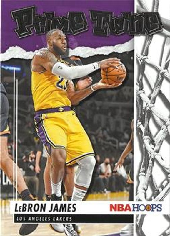LeBron James 2021 Hoops #8 Prime Twine RAW