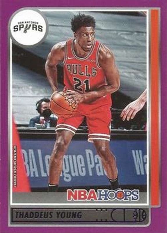 2021 Hoops #65 Purple