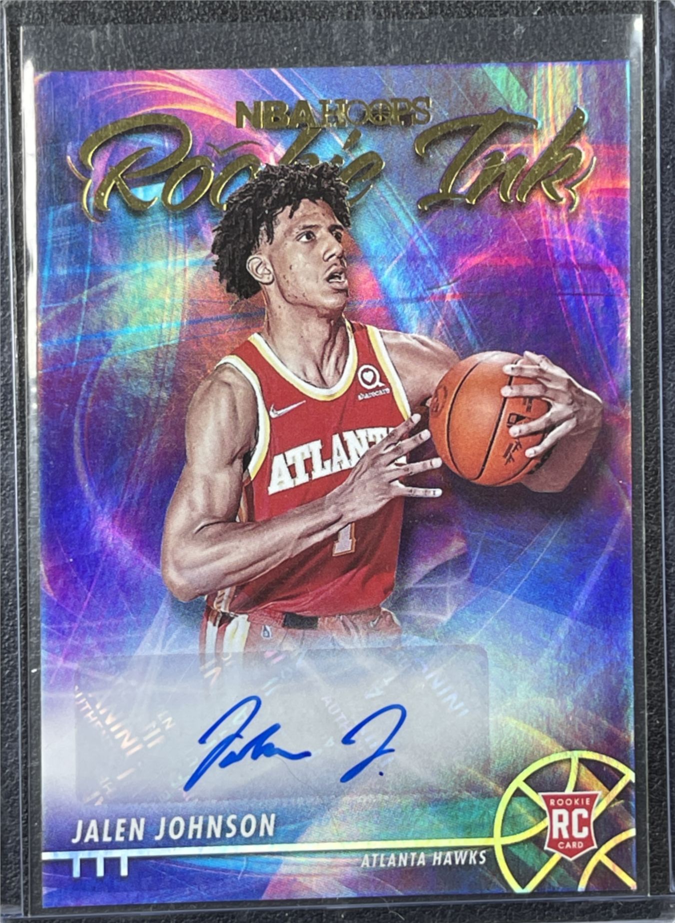 Jalen Johnson 2021 Hoops #RI-JJ Rookie Ink Price Guide - Sports 