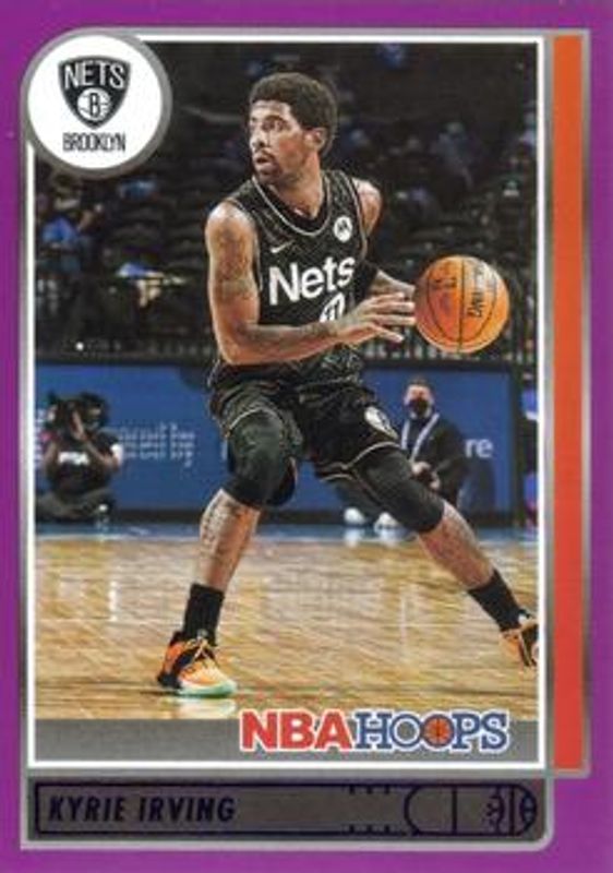 Kyrie Irving 2021 Hoops #77 Purple RAW