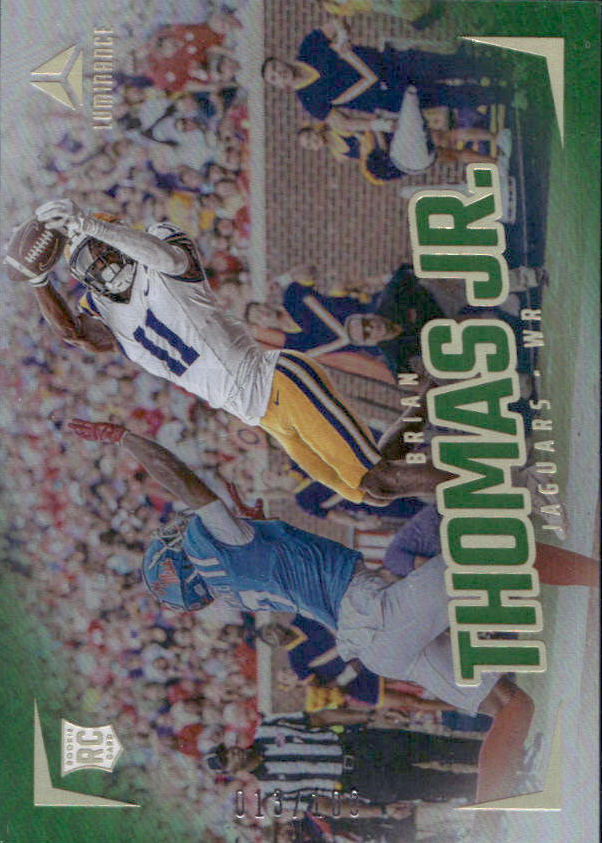 Brian Thomas Jr. 2024 Luminance #184 Horizontal Rookies - Green /100 ...