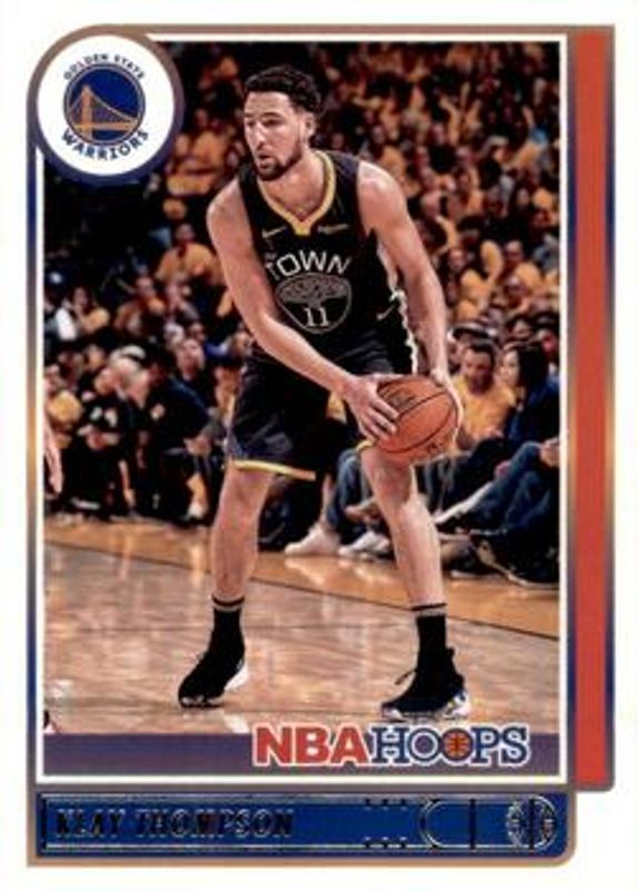 Klay Thompson 2021 Hoops #8 Base RAW