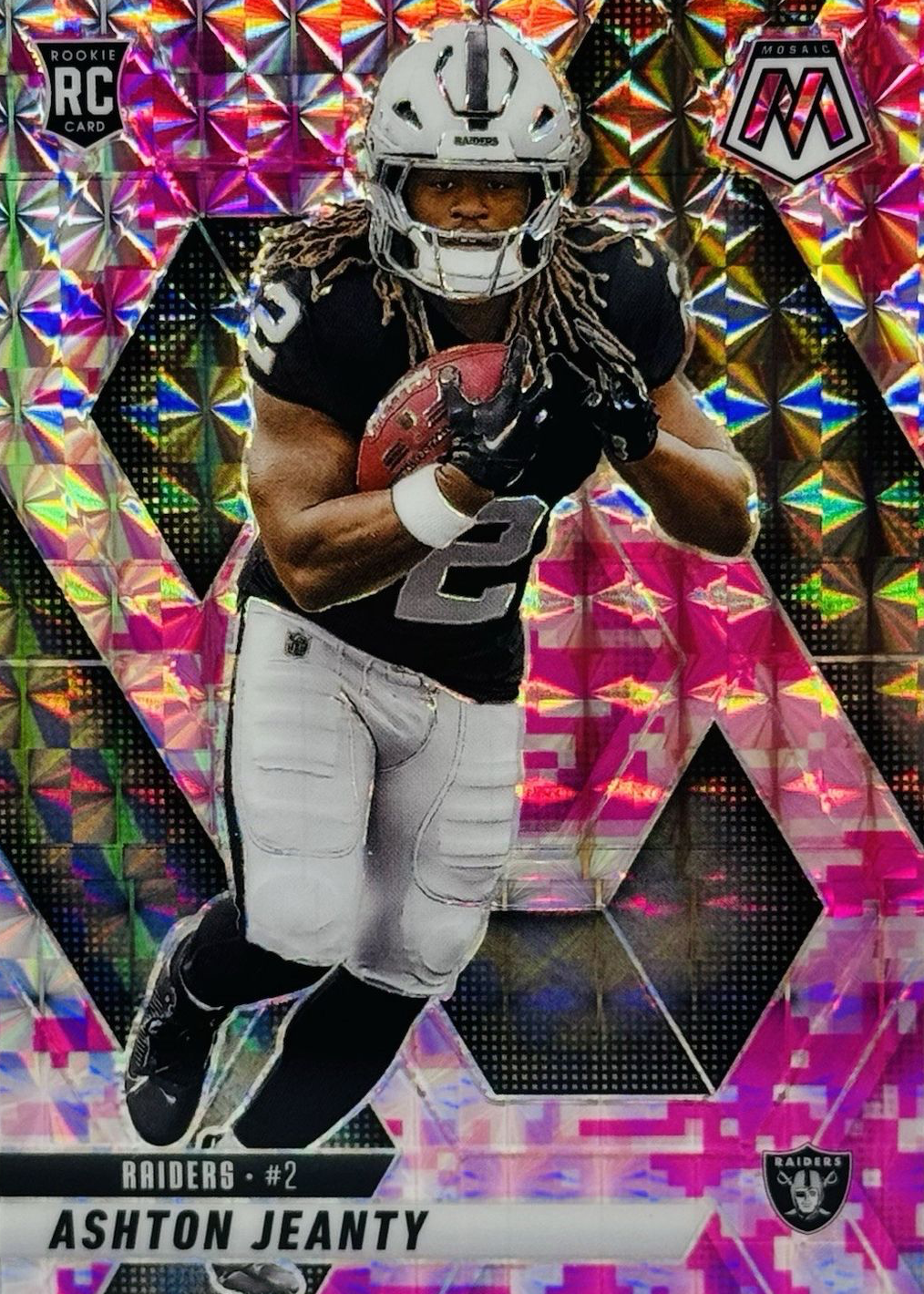 Ashton Jeanty 2025 Mosaic #345 Pink Camo Price Guide - Sports Card
