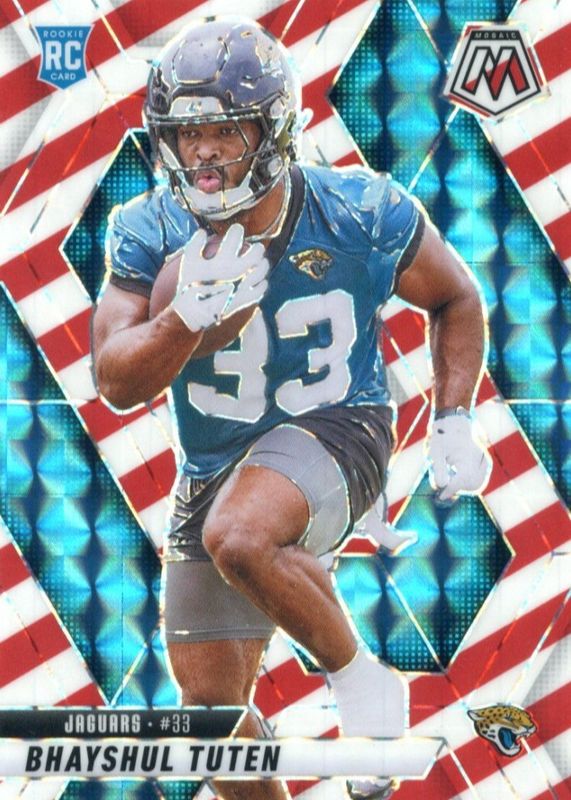 2025 Mosaic #385 Red & White Stripe