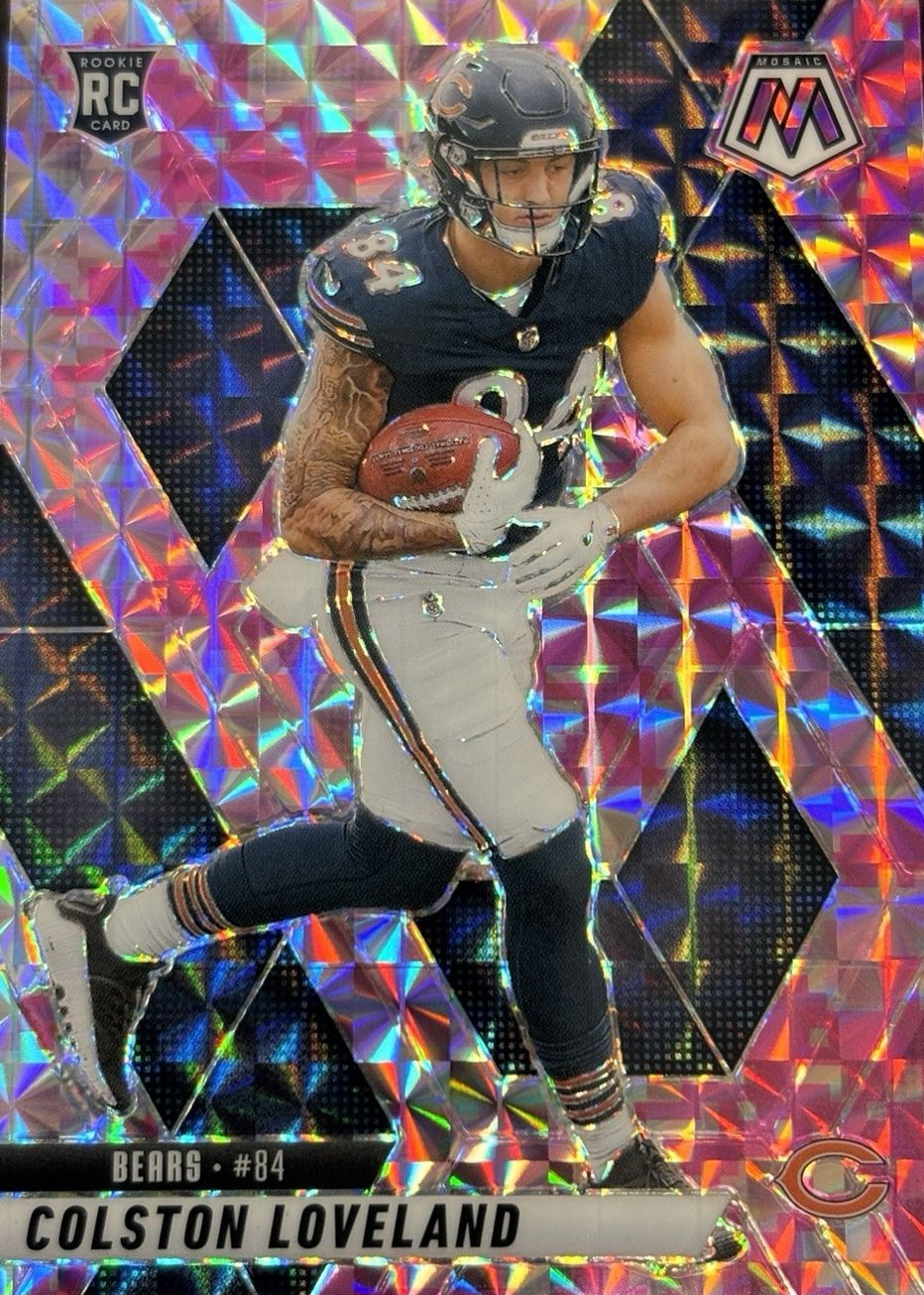 Colston Loveland 2025 Mosaic #304 Pink Camo Price Guide - Sports