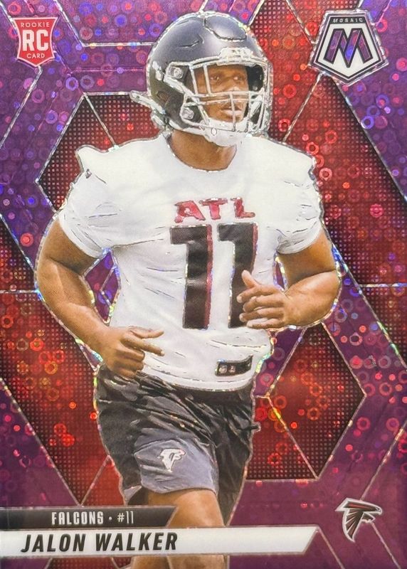 2025 Mosaic #377 No Huddle Purple /50