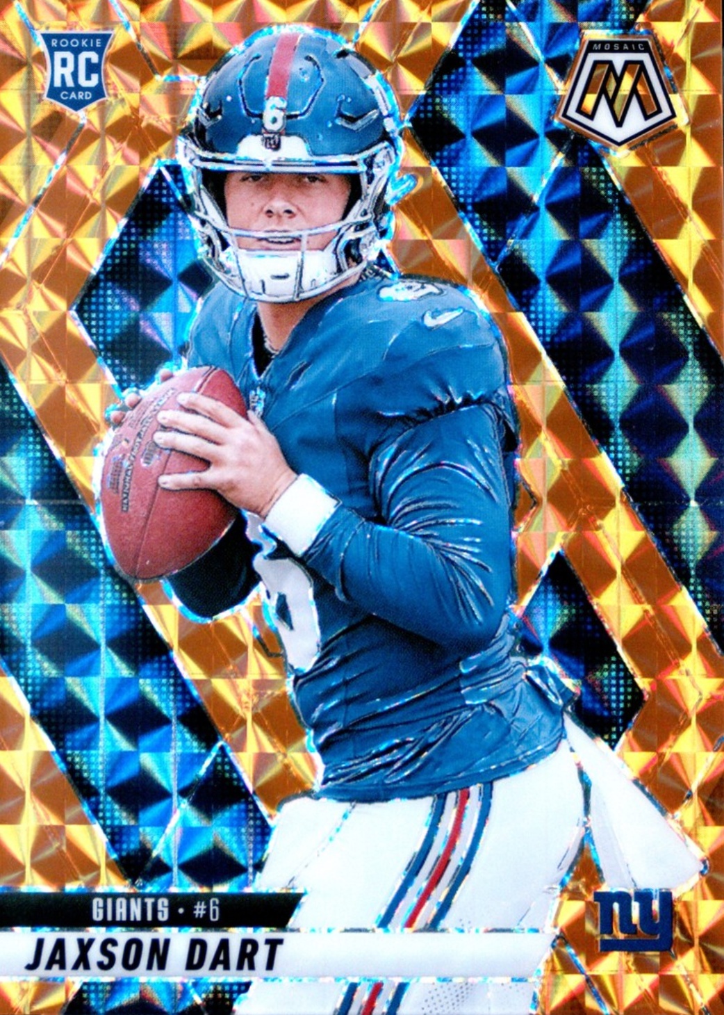 Jaxson Dart 2025 Mosaic #362 Orange /199 Price Guide - Sports Card