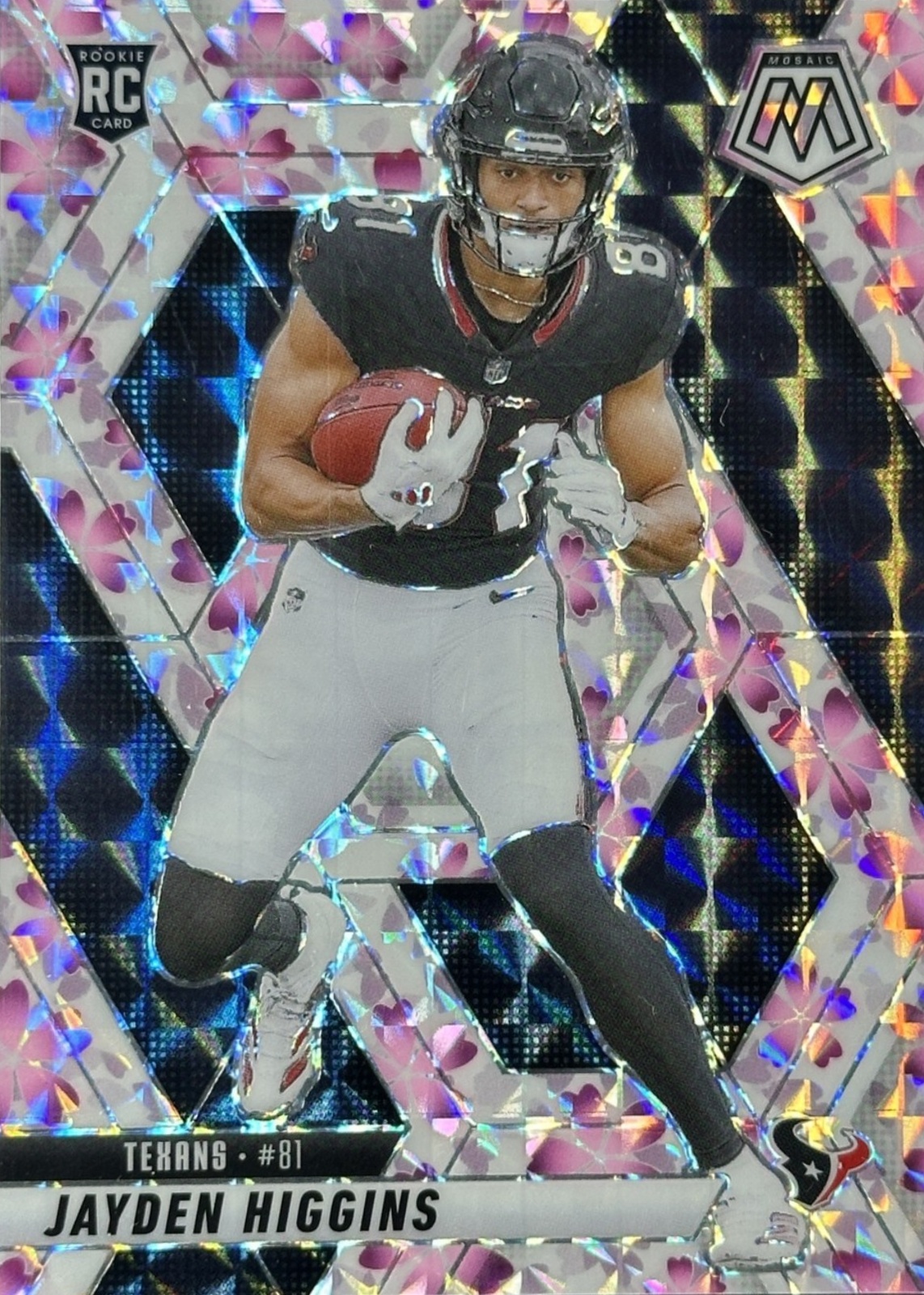 Jayden Higgins 2025 Mosaic #346 Choice Cherry Blossom /20 Price