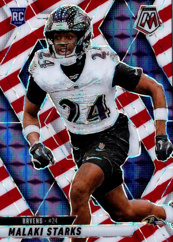 2025 Mosaic #347 Red & White Stripe