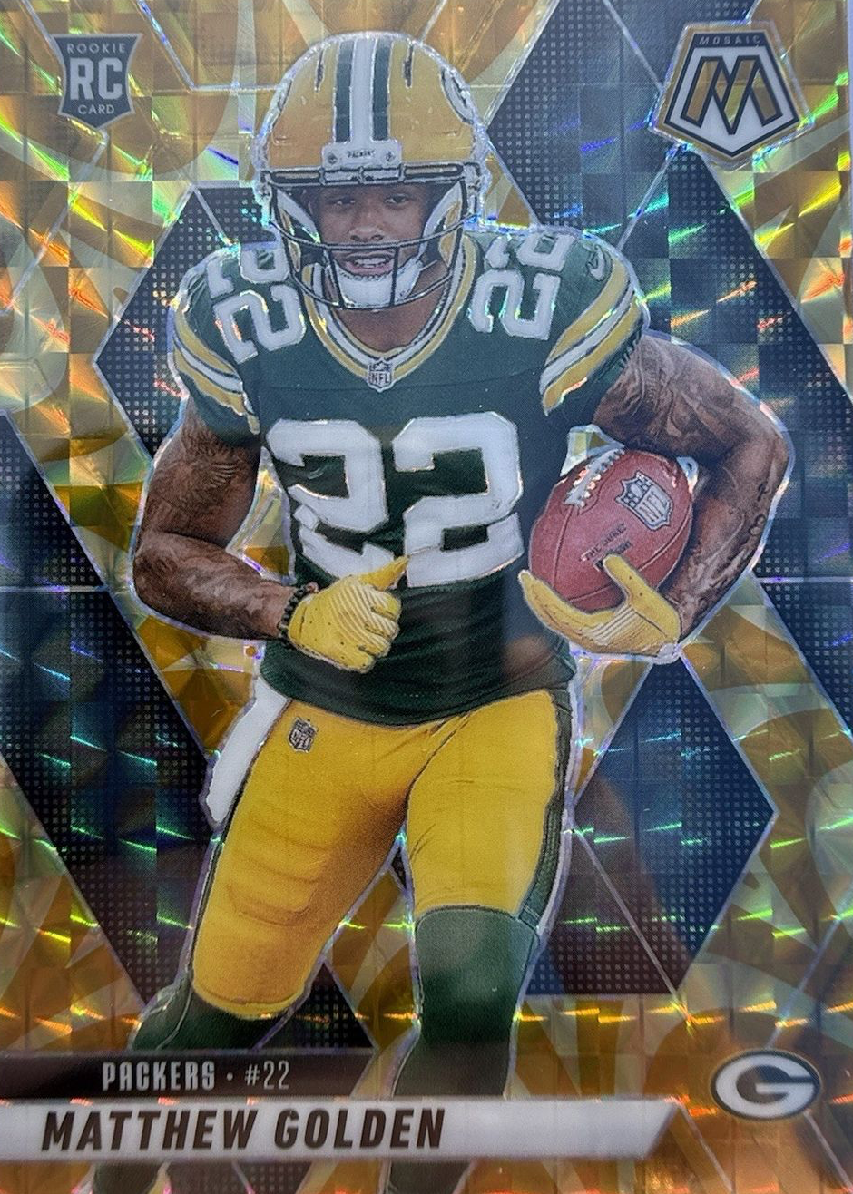 Matthew Golden 2025 Mosaic #323 Reactive Yellow Price Guide