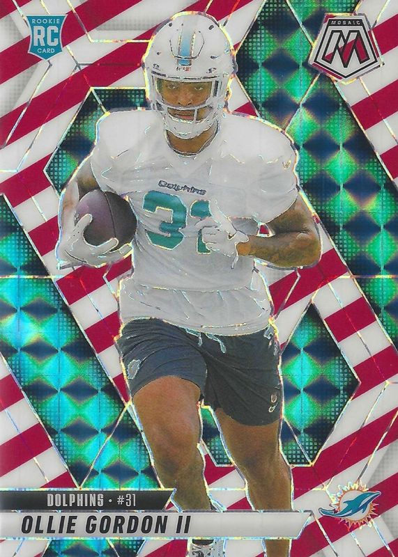 2025 Mosaic #310 Red & White Stripe