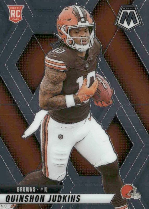 Quinshon Judkins 2025 Mosaic #365 Base Rookie RAW