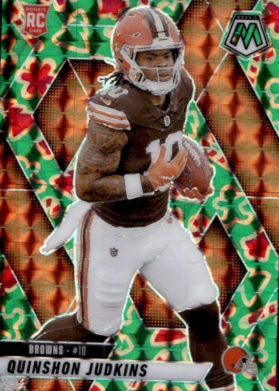 Quinshon Judkins 2025 Mosaic #365 Cookies /(SSP) Rookie RAW