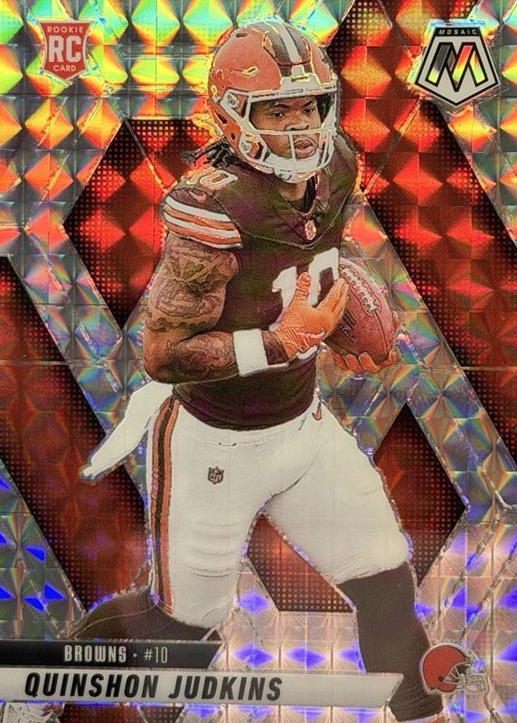 Quinshon Judkins 2025 Mosaic #365 Mosaic Rookie RAW