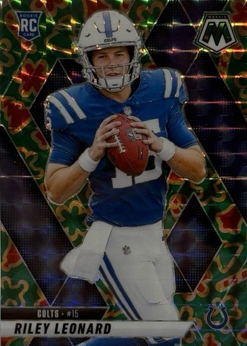 Riley Leonard 2025 Mosaic #372 Cookies /(SSP) Price Guide - Sports