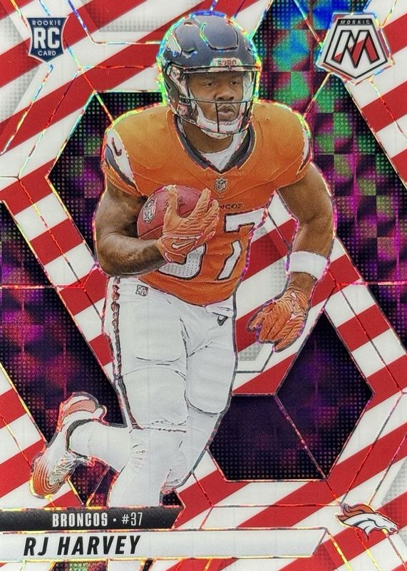 2025 Mosaic #375 Red & White Stripe