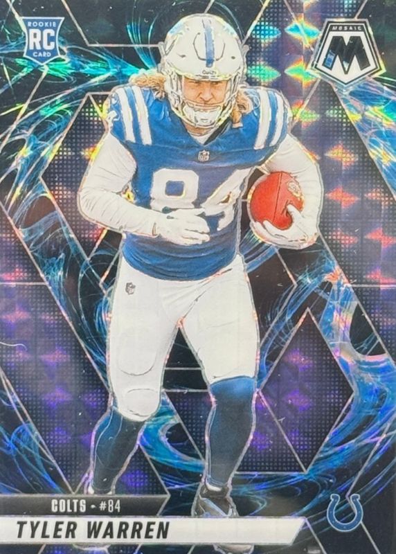 Tyler Warren 2025 Mosaic #354 Genesis /(SSP) Rookie RAW