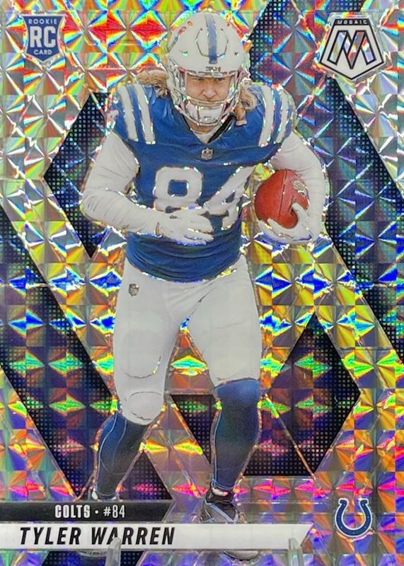 Tyler Warren 2025 Mosaic #354 Mosaic Rookie RAW