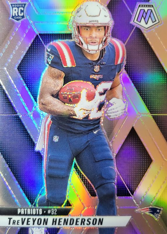 TreVeyon Henderson 2025 Mosaic #325 Silver Rookie RAW