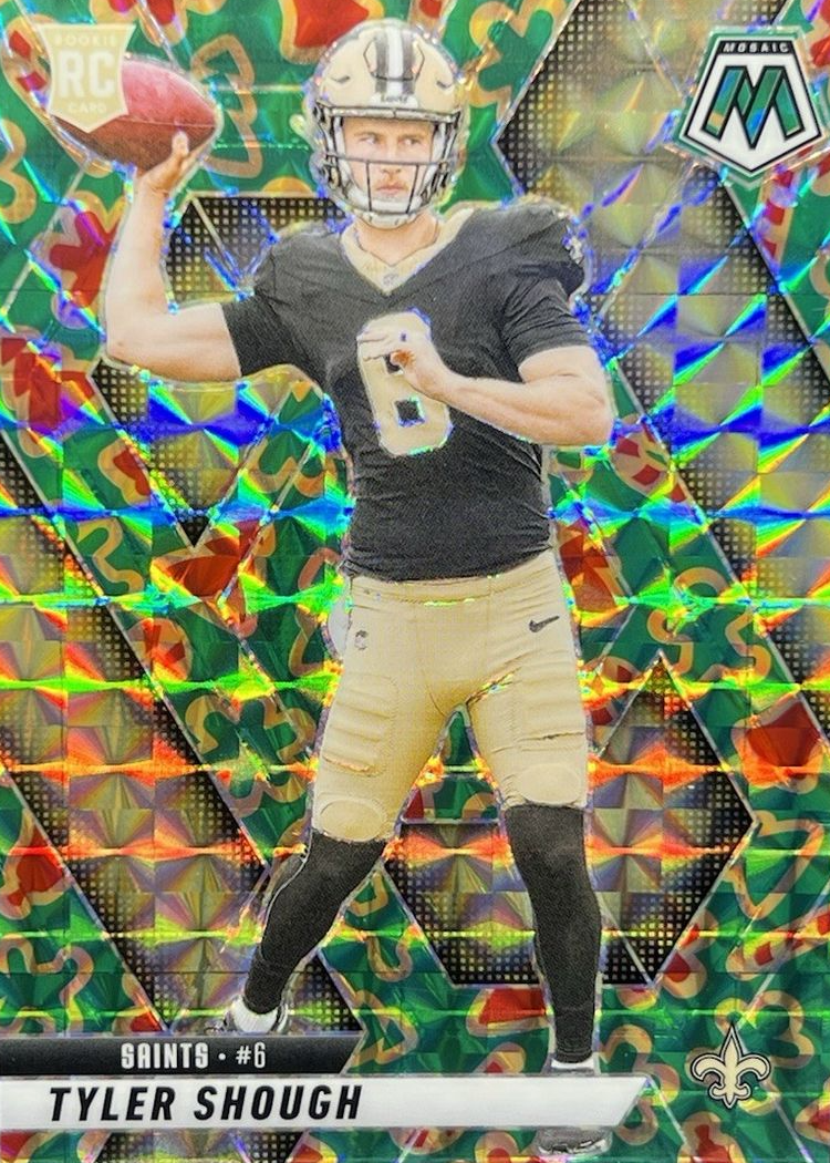 Tyler Shough 2025 Mosaic #312 Cookies /(SSP) Price Guide - Sports