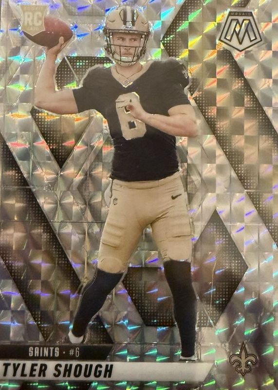 Tyler Shough 2025 Mosaic #312 Mosaic Rookie RAW