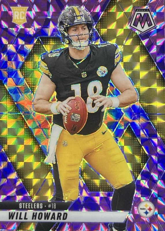 2025 Mosaic #318 Reactive Purple