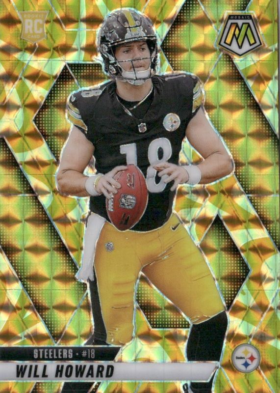 2025 Mosaic #318 Reactive Yellow