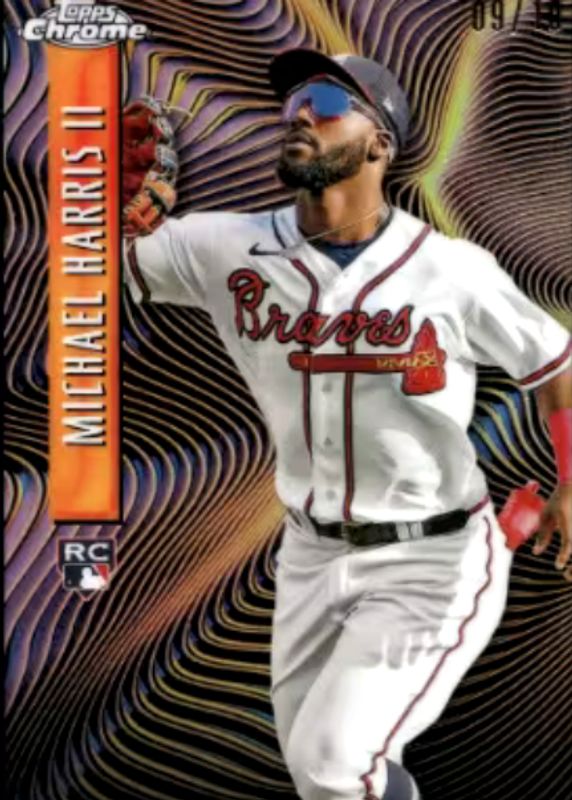 Michael Harris II 2023 Topps Chrome #TCE-15 Topps Chrome Expose /10 Rookie RAW