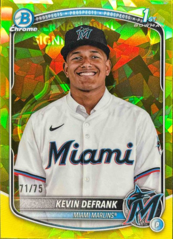 2025 Bowman Chrome Sapphire Edition #BCP-205 Prospects - Yellow /75