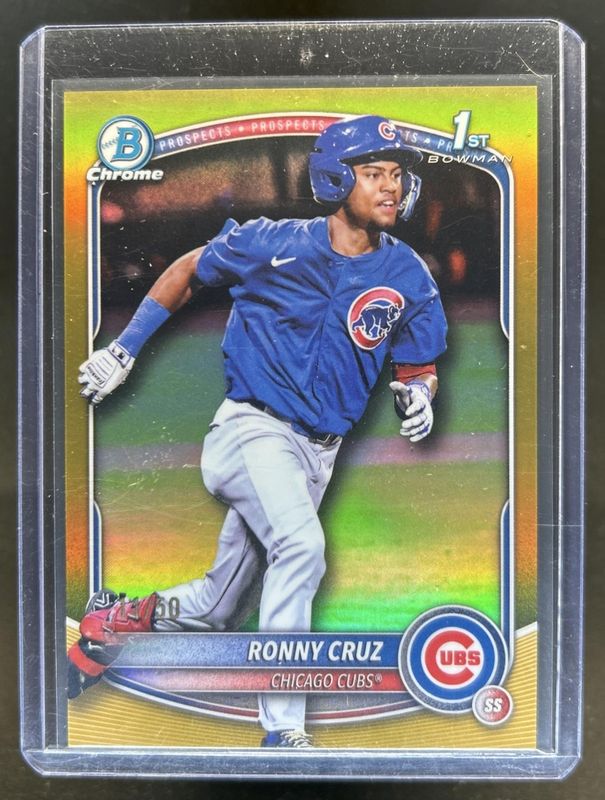 2025 Bowman Chrome Sapphire Edition #BCP-213 Prospects - Gold /50