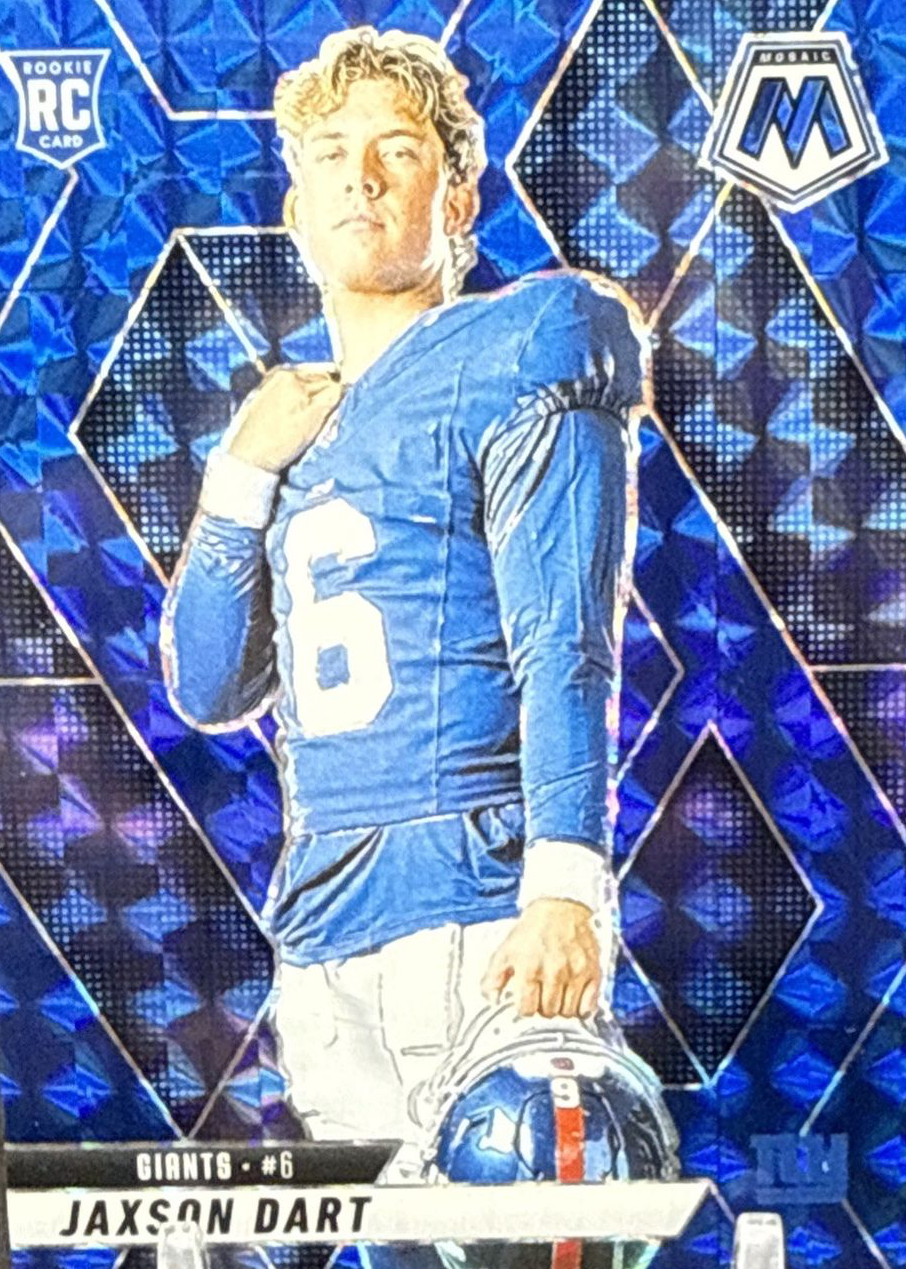 Jaxson Dart 2025 Mosaic #288 Rookie Variation - Blue /99 Price