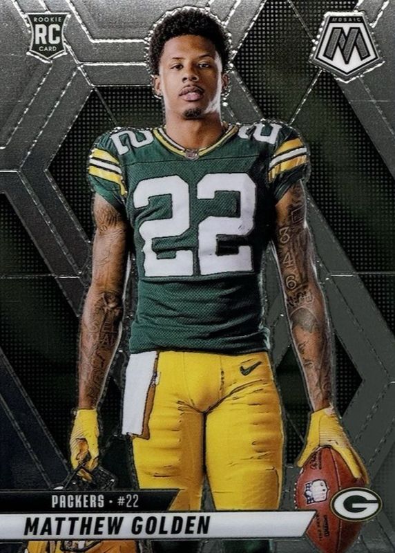 Matthew Golden 2025 Mosaic #285 Rookie Variation RAW