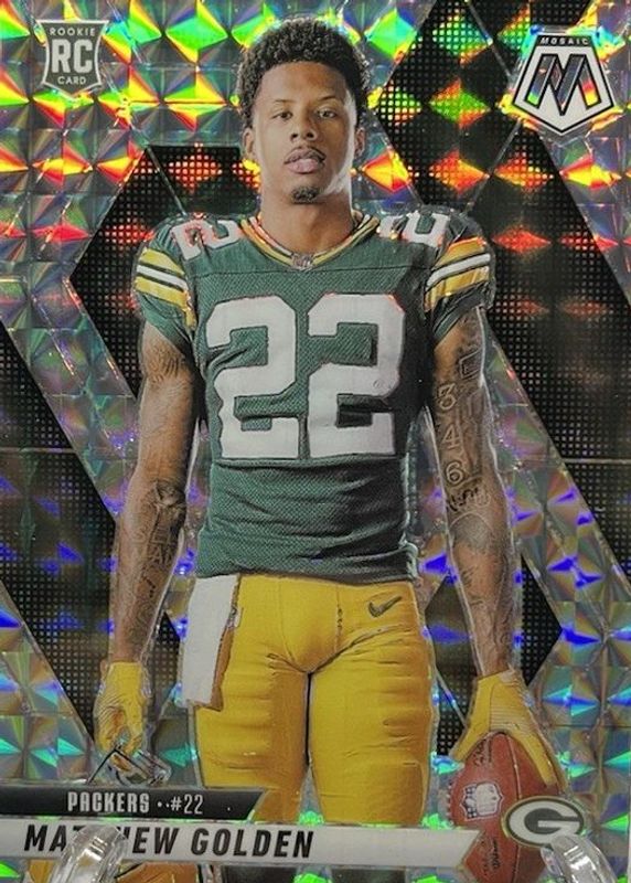 Matthew Golden 2025 Mosaic #285 Rookie Variation - Mosaic RAW