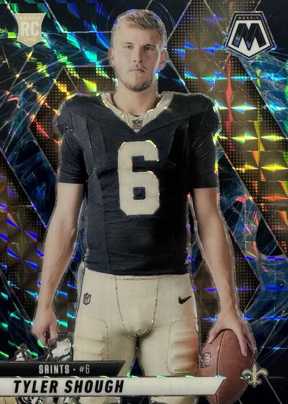 Tyler Shough 2025 Mosaic #273 Rookie Variation - Genesis /(SSP) RAW