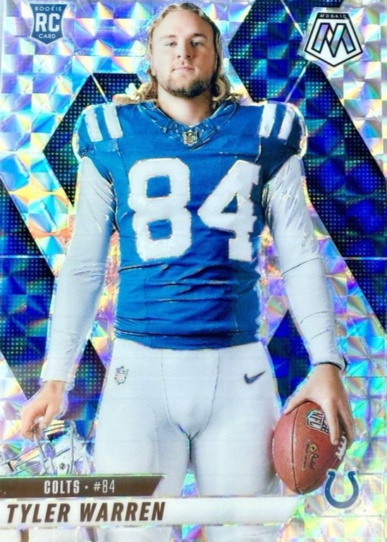 Tyler Warren 2025 Mosaic #281 Rookie Variation - Mosaic Price Guide ...