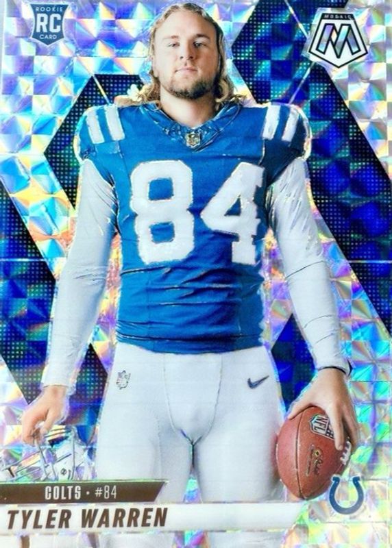 Tyler Warren 2025 Mosaic #281 Rookie Variation - Mosaic RAW